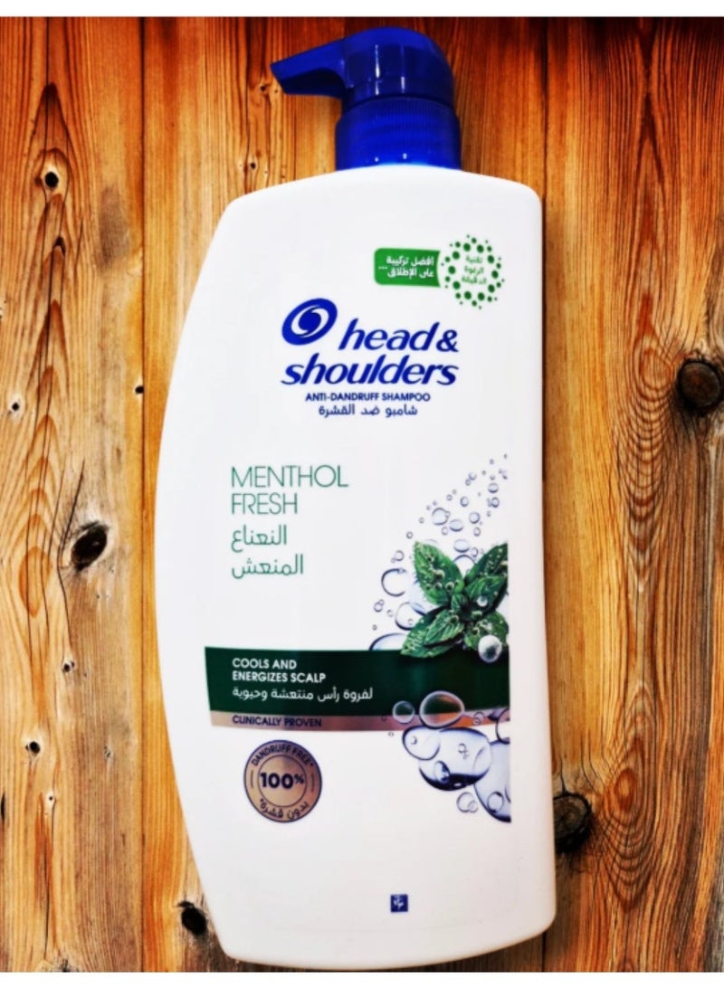 شامبو هيد أند شولدرز بالمنثول المنعش ضد القشرة – تبريد وانتعاش لفروة الرأس - Image 1